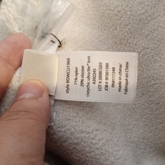 Barefoot Dreams Women's Soft Striped Poncho One Size Viscose Blend - Picture 5 of 7